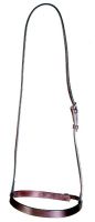 Plain Bridle Caveson - Havana Brown Leather