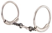Dogbone Snaffle - No Pinch Cheeks - Sweet Iron Twisted Bars