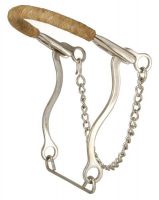 Kelly Silver Star Bicycle Chain w/ Rawhide Braiding Hackamore