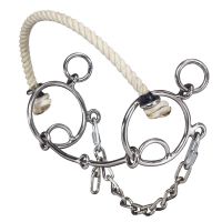 Combination Rope Nose and Snaffle Mouth Bit