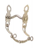 Kelly Silver Star Spanish Show Bit - Low Port - 8" Cheeks