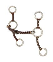 Kelly Silver Star Gag Twist Snaffle Bit