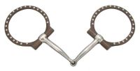Kelly Silver Star Off-Set Dee w/ Dots Snaffle Bit
