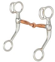 Miniature Horse Tom Thumb Bit w/ Copper Mouth - 3 Sizes