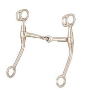 Shanked Training Snaffle Bit - 5" or 6" Mouth Sizes