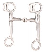 Miniature Horse Stainless Steel Tom Thumb Snaffle Bit - 3 Sizes