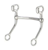 Kelly Silver Star Mullen Mouth Reining Horse Bit