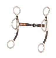 Kelly Silver Star Kelly Training Snaffle Bit - 6.5" Cheeks
