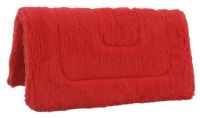 Miniature Horse Western Fleece Saddle Pad - Red