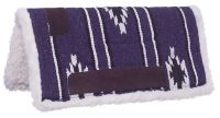 Miniature Horse Western Saddle Pad - Navajo - Purple/Black/Cream