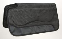 Western Air Flow Saddle Pad - Shock Absorber Built Up Bars  - Black