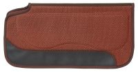 Western Air Flow Saddle Pad - Shock Absorber Built Up Bars  - Brown