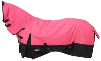 Tough-1 Winter Waterproof Full Neck Turnout Blanket - 600D - Pink