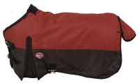 Miniature Horse Winter Turnout Blanket - Burgundy - 600D - Tough 1