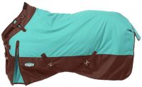 Tough-1 1200D 300G Polyfill Snuggit Trq/Br Winter Turnout Blanket (69" to 84")