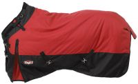 Tough 1 Winter Waterproof Snuggit Neck Turnout Blanket - 1200D - Red