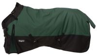 Tough 1 Winter Waterproof Snuggit Neck Turnout Blanket - 1200D - Hunter Green