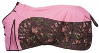 Tough-1 Winter Waterproof Turnout Blanket - 600D - Pink Timber Print