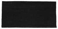 Western Saddle Blanket - Black - 32" x 32" - Acrylic Poly