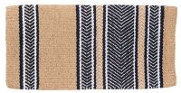 Shoshone Western Saddle Blanket - 32" x 32" - Taupe/BLK/Cream