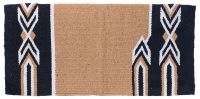 Tomahawk Western Saddle Blanket - 32" x 32" - Taupe
