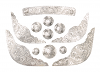 Western Silver Show Saddle 12 Piece Set