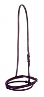 Flash Noseband - Havana Brown Leather