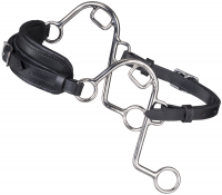 "S" Hackamore with Leather Noseband