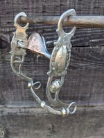 Kelly Silver Star Spanish Show Bit - Spade with Roller - 8" Cheeks