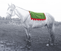 Christmas Elf English Saddle Pad Cover
