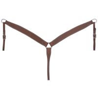 Western Saddle Breastcollar made of Harness Leather