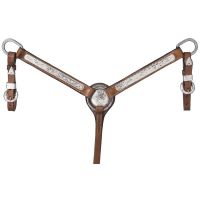 Miniature Horse Breastcollar - Sliver Medium Oil Leather - McCoy Collection