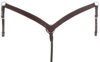 Pony Western Breastcollar - Dark Oil Leather