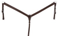 Royal King Dark Oil Leather Breast Collar
