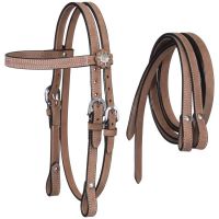 Mini Roughout Headstall with Reins