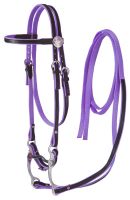 King Series Horse Nylon w/ Leather Bridle