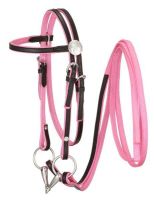 King Series Horse Nylon w/ Leather Bridle