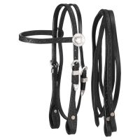 King Series Miniature Browband Headstall w/Silver