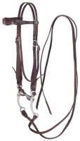 King Series Horse Embossed Browband Headstall