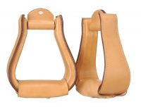 Western Stirrups - Covered in Smooth Finished Leather