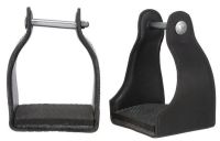 Endurance Trail Stirrups -3" Neck - Leather Covered-Padded