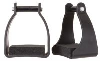 Black Endurance Trail Stirrups - Made of Lightweight Polymer
