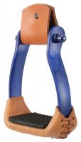 Barrel Racer Stirrups made of Polished Aluminum - 7 Colors