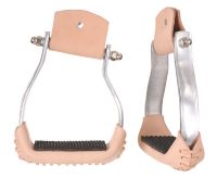 Western Angled 2" Lightweight Aluminum Stirrups