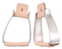 Western Roper Aluminum Stirrups - Angled Design