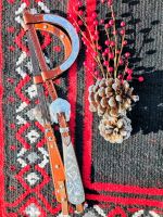 Western Silver Show Headstall - Double Ear - Wide Ranch Cheek - Medium Oil