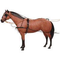 Deluxe Leather Driving Harness - Full Horse Size