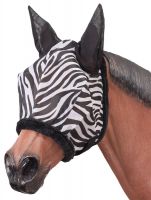 Tough-1 Zebra Black and White Mesh Fly Mask