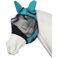 Tough 1 Deluxe Comfort Turquoise Mesh Fly Mask