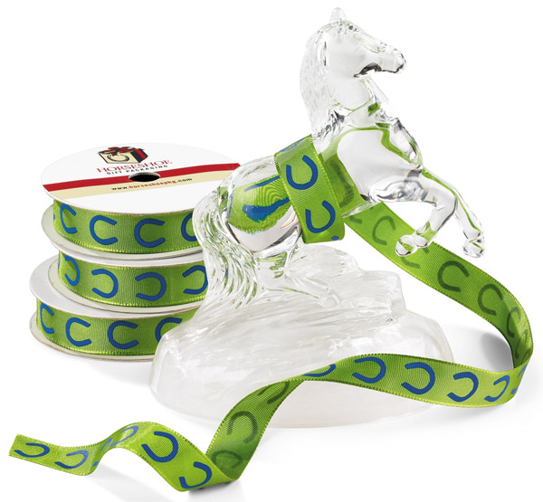 Lucky You! Gift Wrapping Ribbon 5/8" x 5 yards. The Equine Arena OnLine